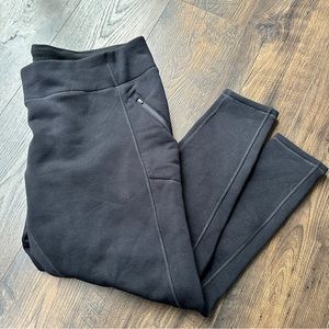 Athleta 2X Black Fleece Leggings